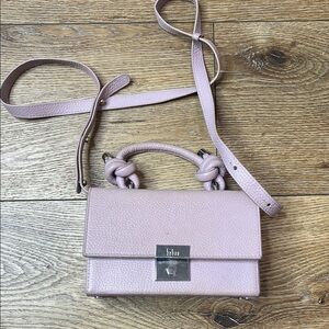 Behno Lavender Leather Mary Bag